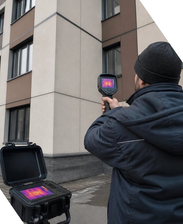 Тепловизионное обследование зданий и сооружений в Королёве